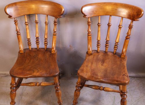 A GOOD NEAR SET OF 4 WORKSOP MADE KITCHEN CHAIRS RARE MODEL - ADDITIONAL PHOTO 6