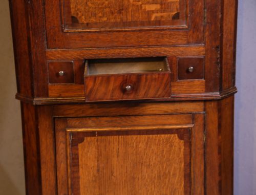 A FULL HEIGHT 2 STAGE CORNER CUPBOARD GEOGIAN - ADDITIONAL PHOTO 5