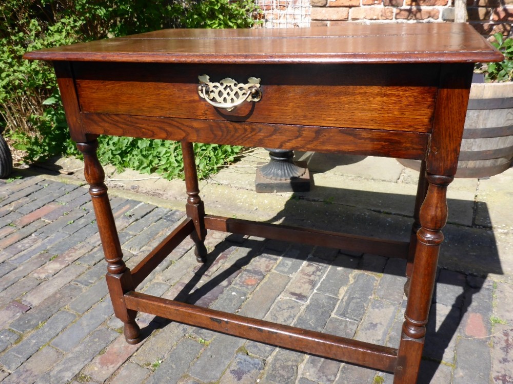 Antique Georgian Oak Side Table