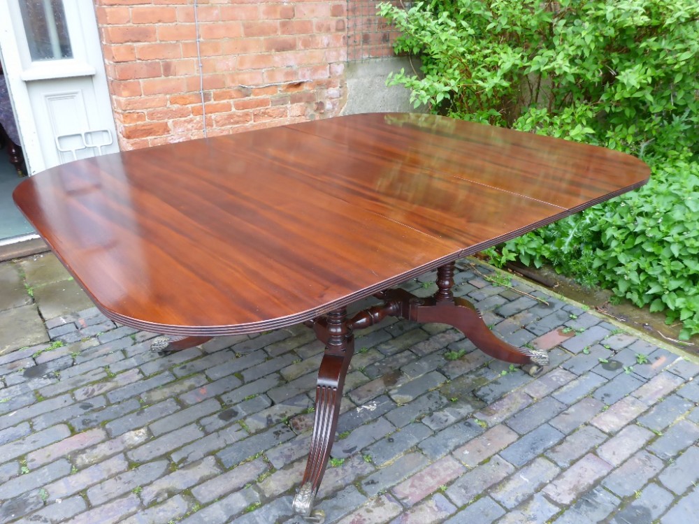 Rare Georgian Cumberland Dining Table Mahogany