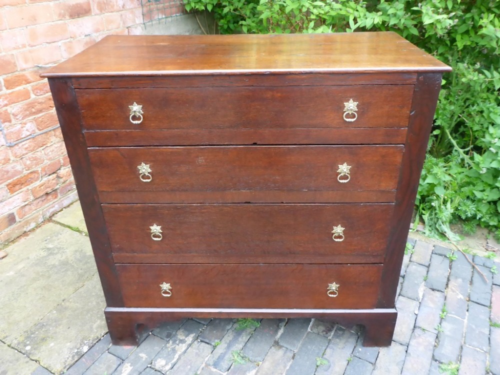 Antique Oak Chest of Drawers Good Colour