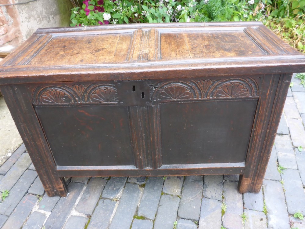 Small 17th Century Oak Coffer