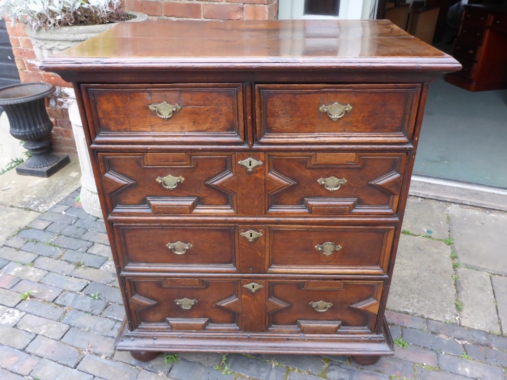 17th Century Chest of Drawers Oak