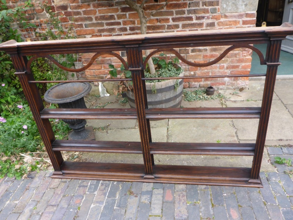 Georgian 18th century Plate Rack in Oak
