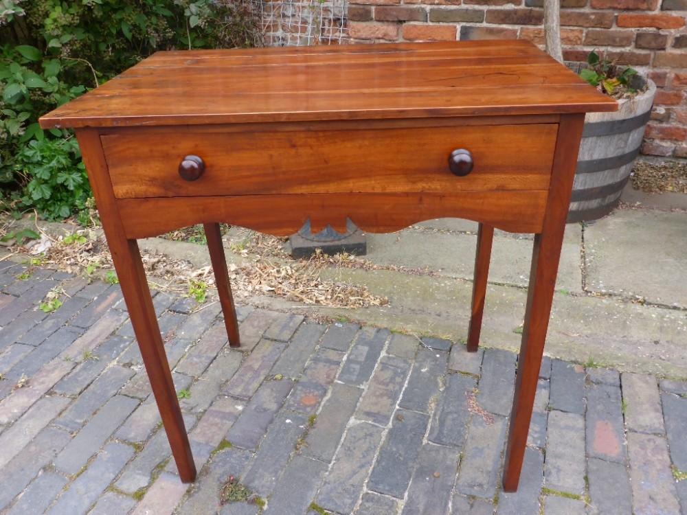 18th Century Yew Wood Side Table