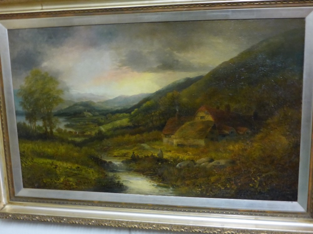 Large Oil on Canvas Welsh Landscape