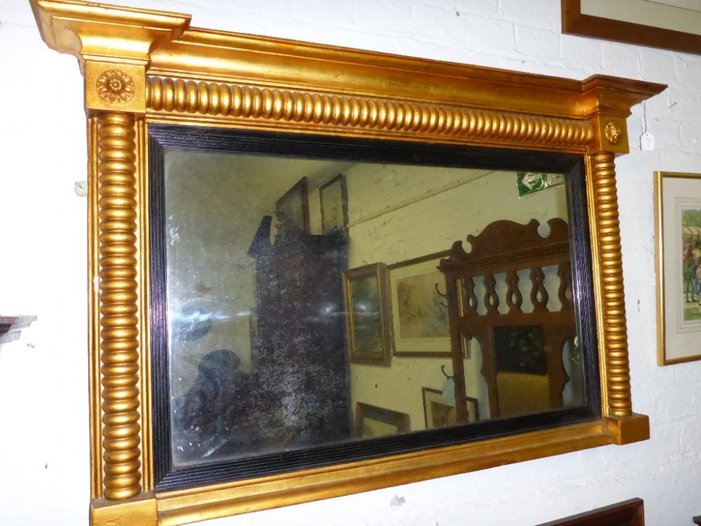 Victorian Over mantle Mirror