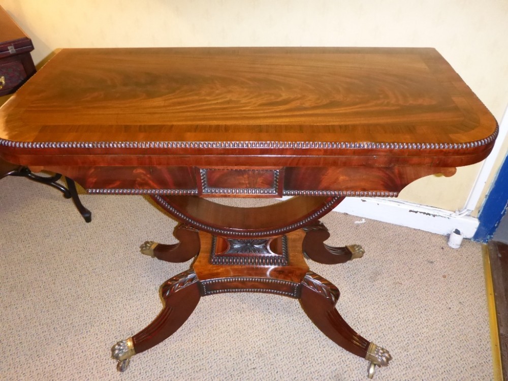 Super Quality Regency Period Card/Games Table