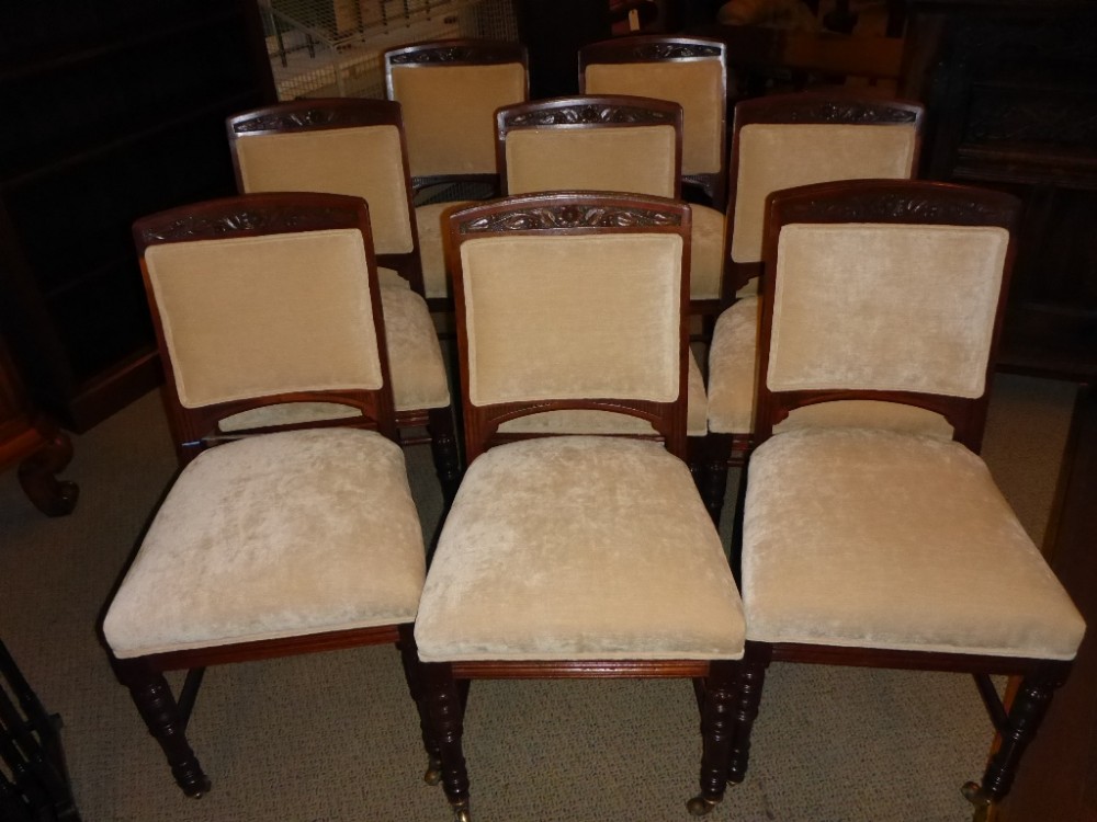 Set of 8 Victorian Dining Chairs
