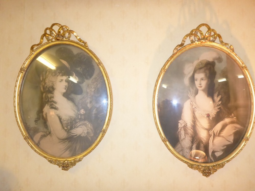 Pair of Quality 1920s prints Gold Frames