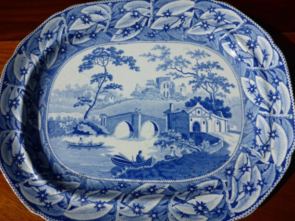 Blue and White Platter 