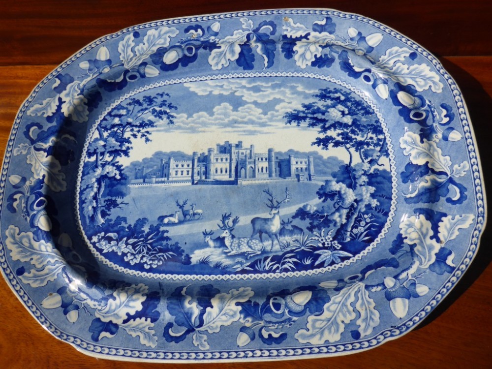 Blue and White Platter 