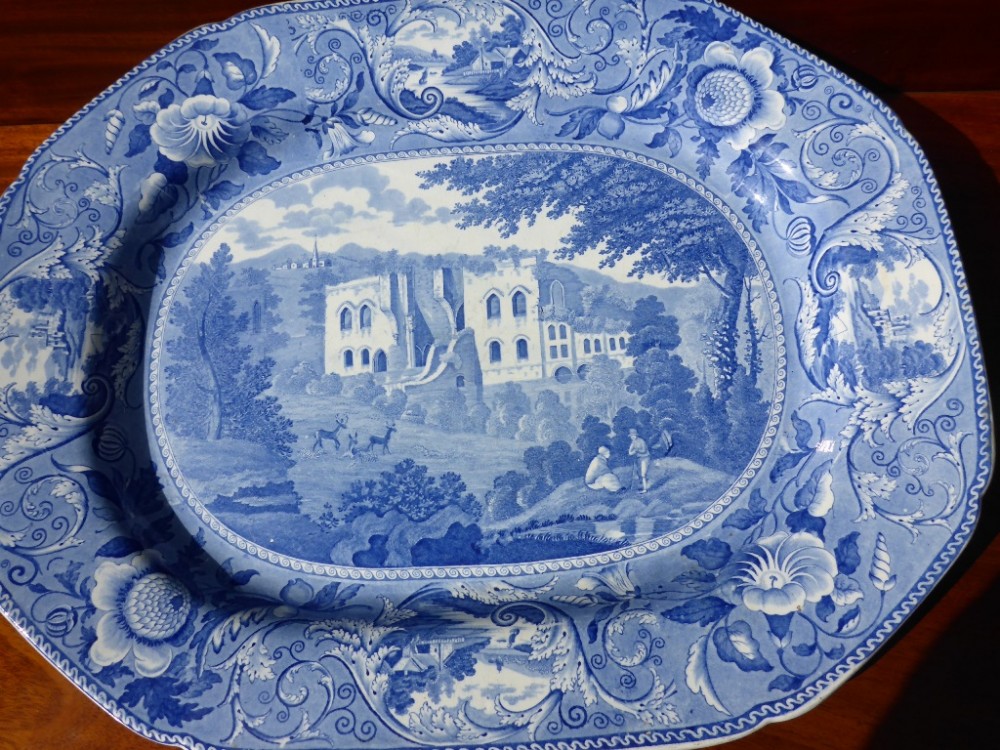 Blue and White Platter 