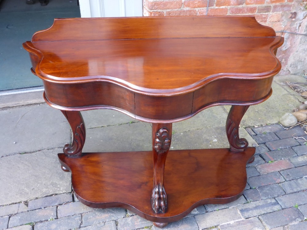 Victorian Mahogany Hall Table