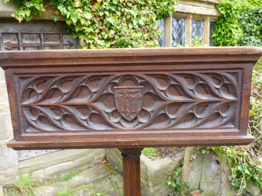 Antique Oak Lectern