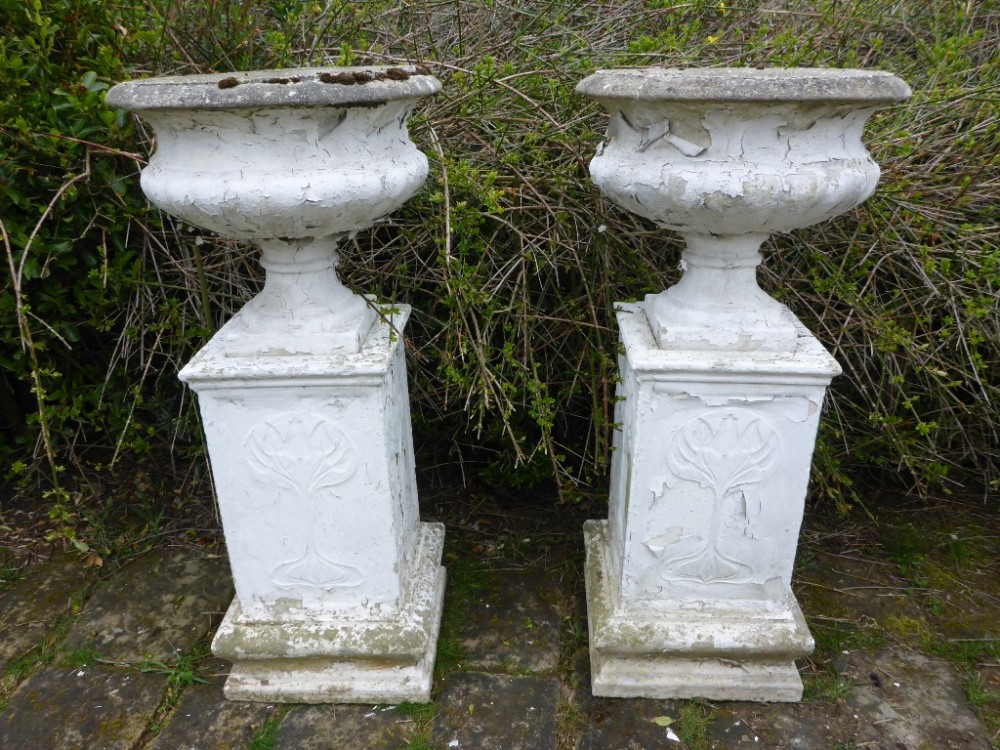Pair of Garden Urns
