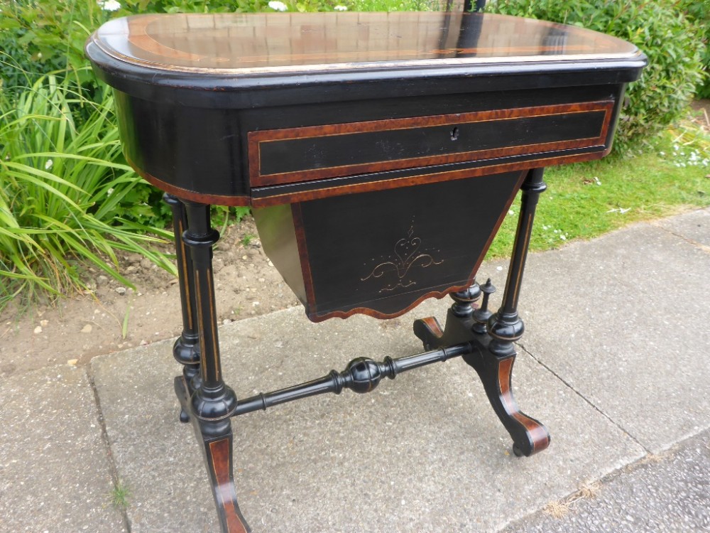 Victorian Sewing/Games Table