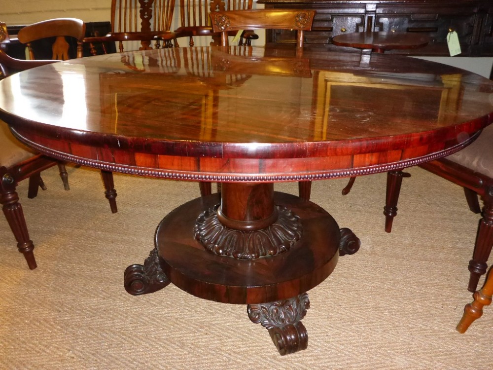 William IV Rosewood Dining Table