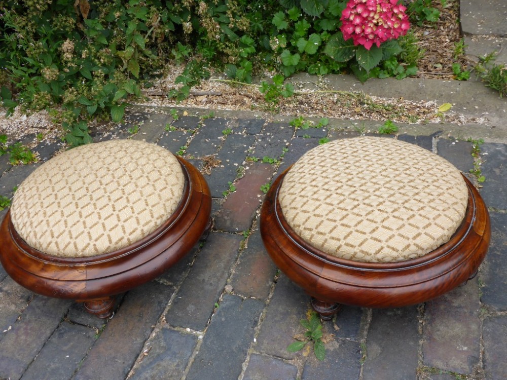 Pair of Victorian Foot Stools
