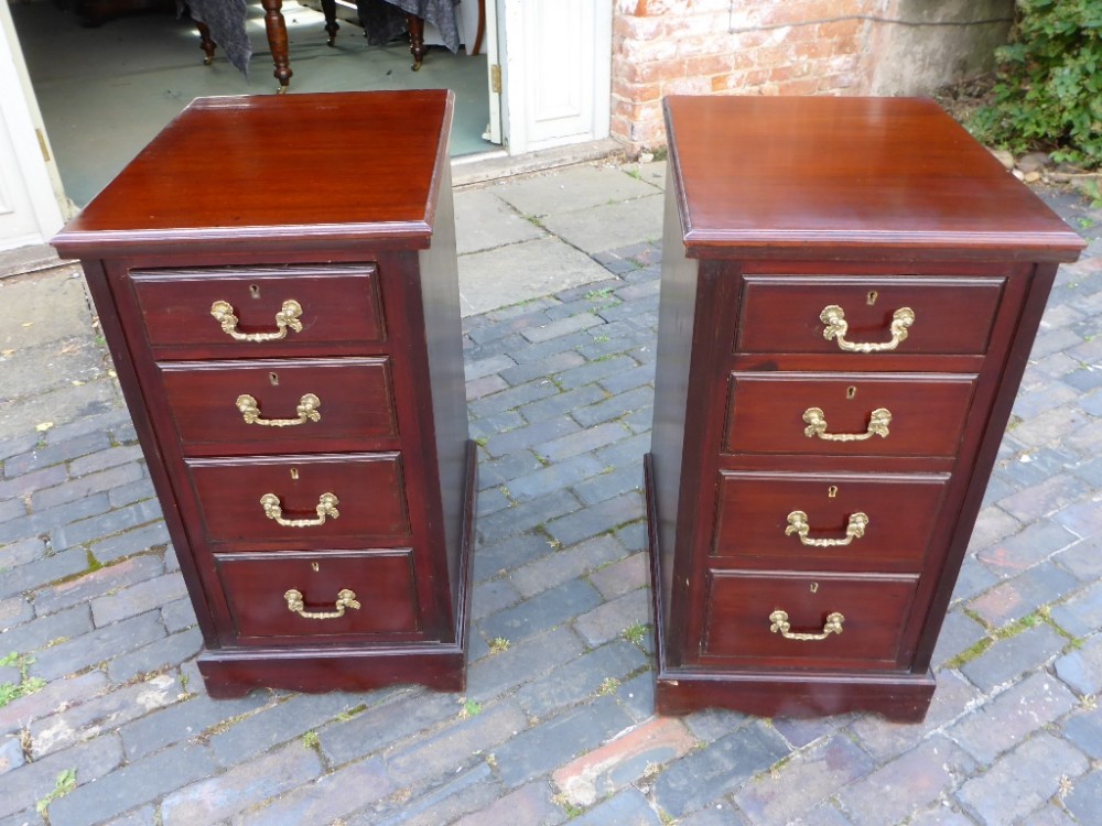 Pair of Victorian Bedside Chests