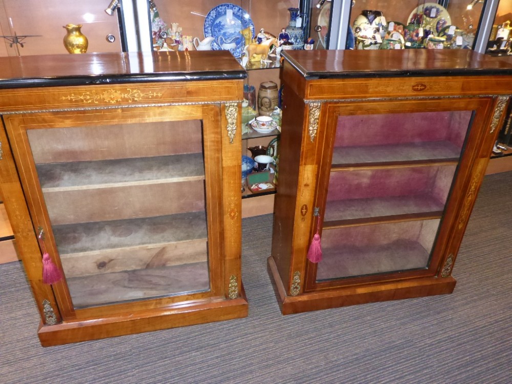 Near Pair of Victorian Pier Cabinets