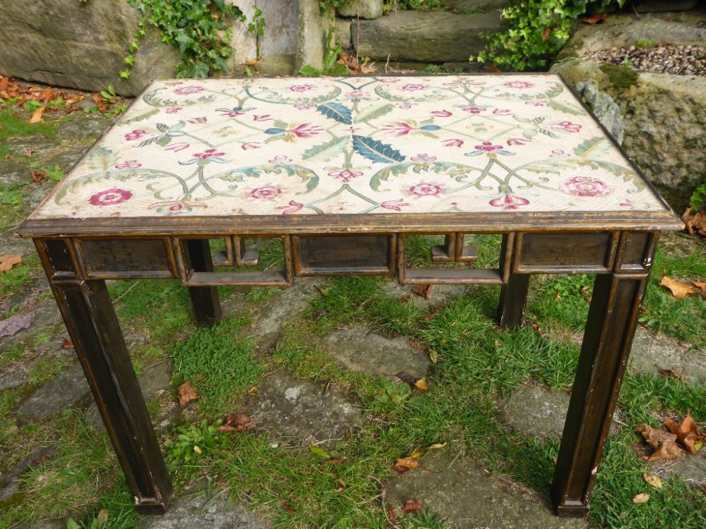 19th Century low table in Chinese manner