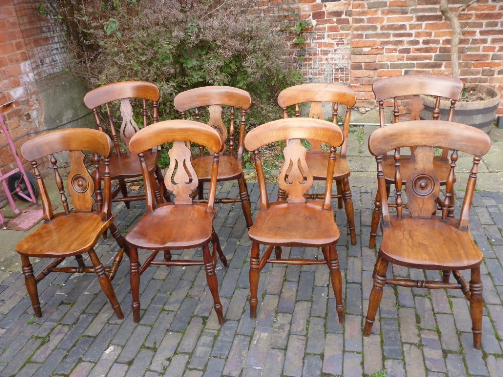  Harlequin set of 8 Kitchen Chairs