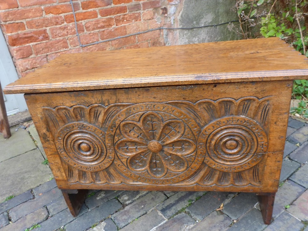 Attractive 1920s Oak Blanket Box