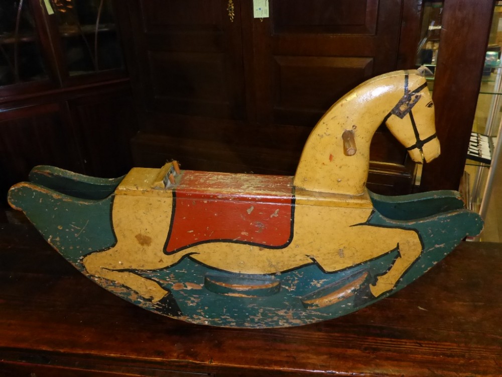Good Edwardian Childs Rocking Horse