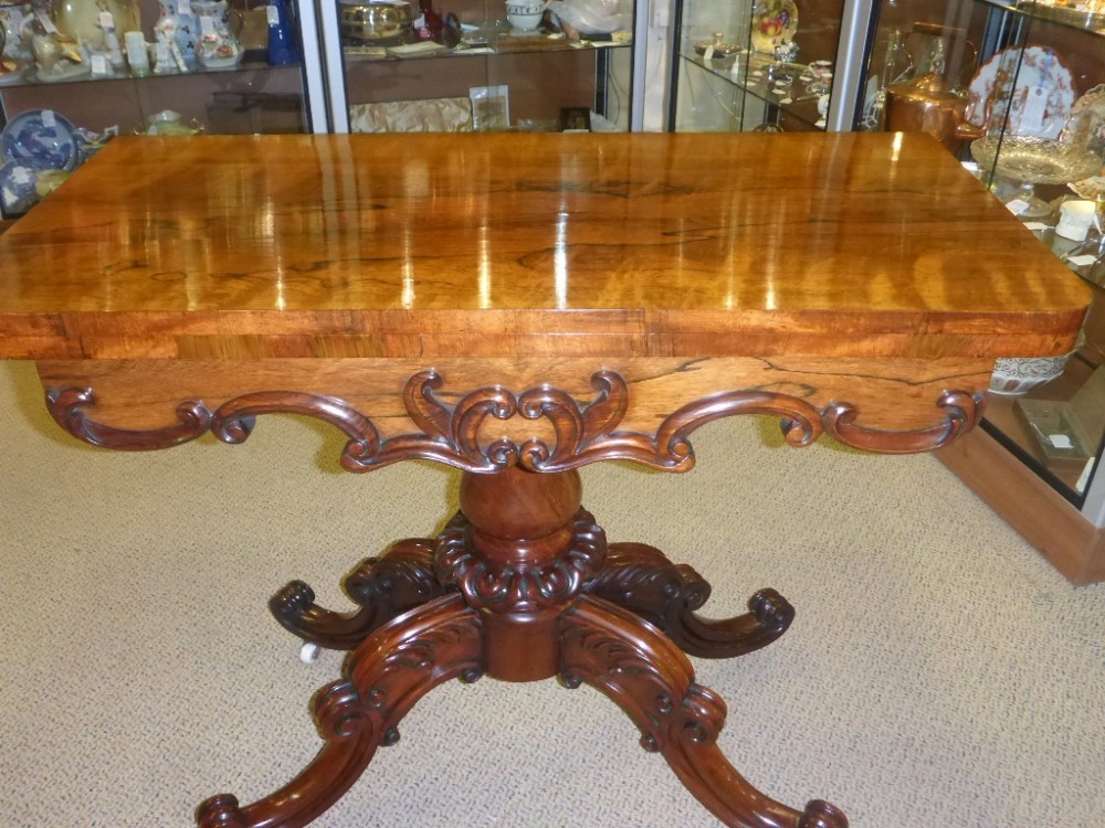 Quality Early Victorian Rosewood Tea Table