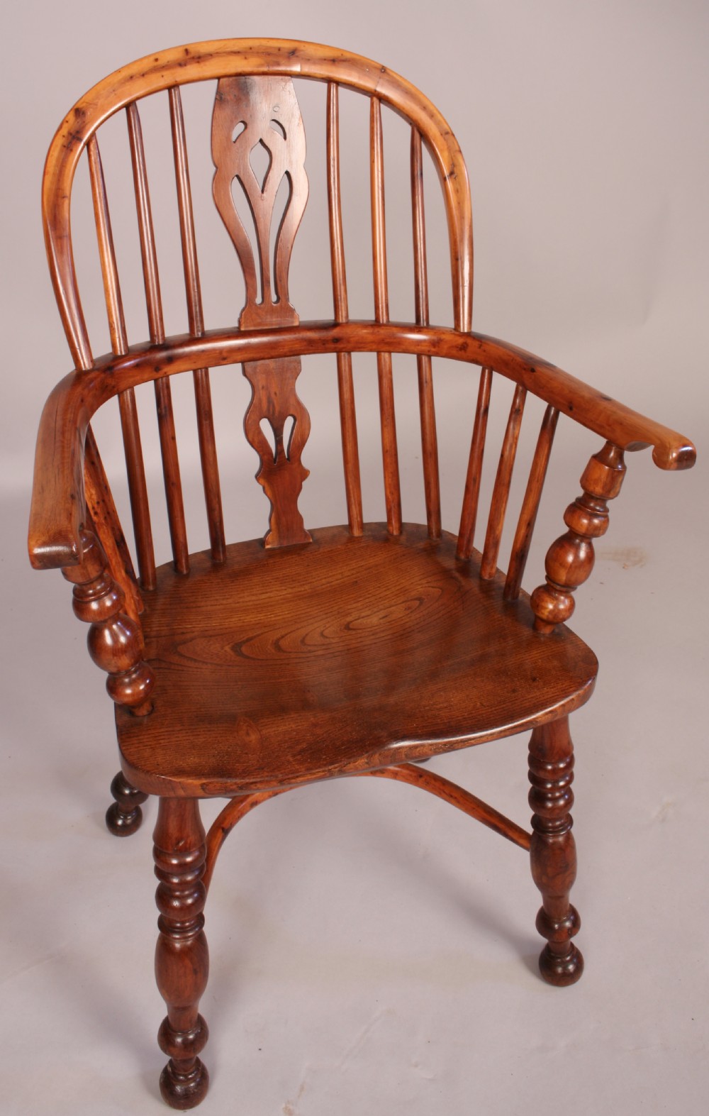 Rare Childs Yew Wood Windsor Chair