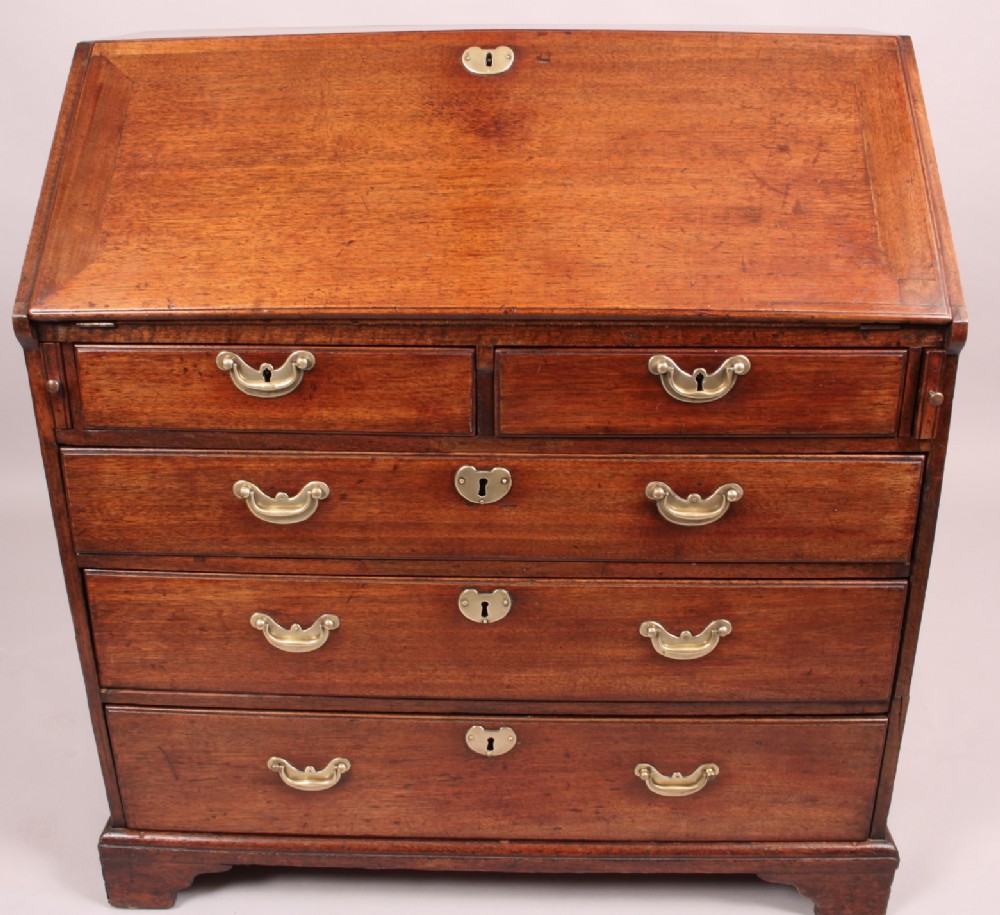 George II Mahogany Writing Bureaux