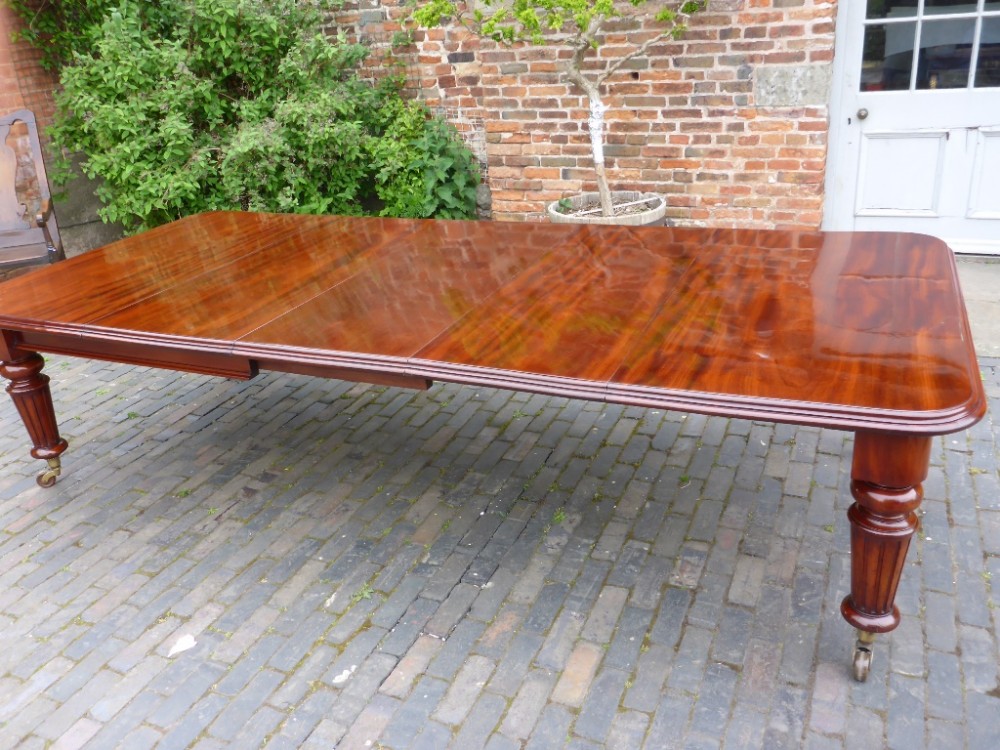 Antique Victorian Wind Out Dining Table James Shoolbred