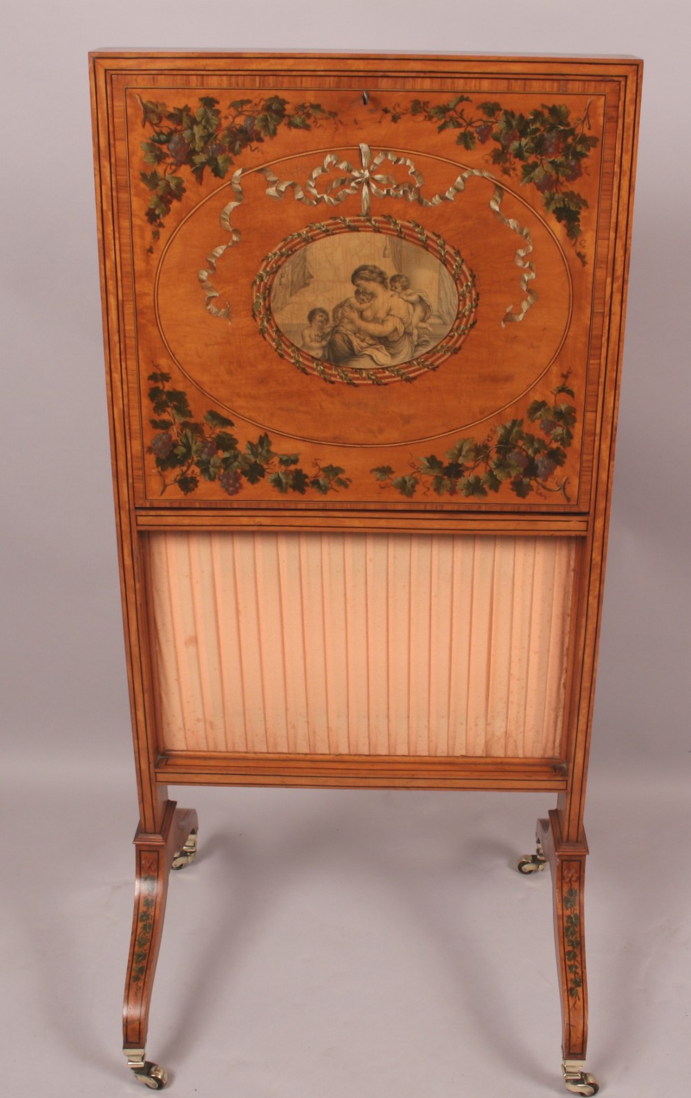 Superb Quality Ladies Secretary in Satin Wood 