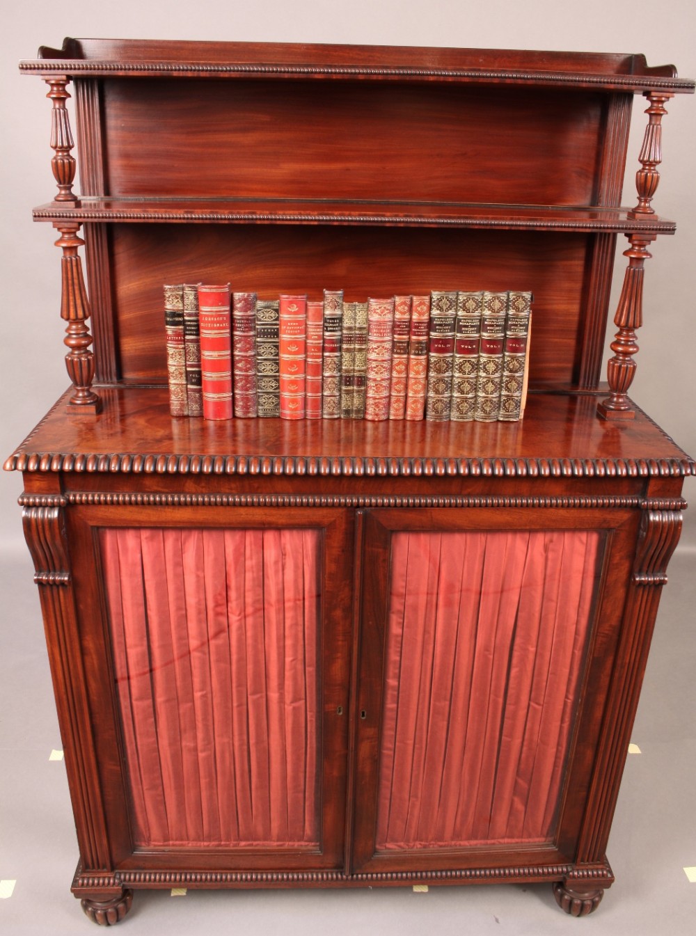 Superb Gillows Quality Chiffonier Cabinet/ Bookcase