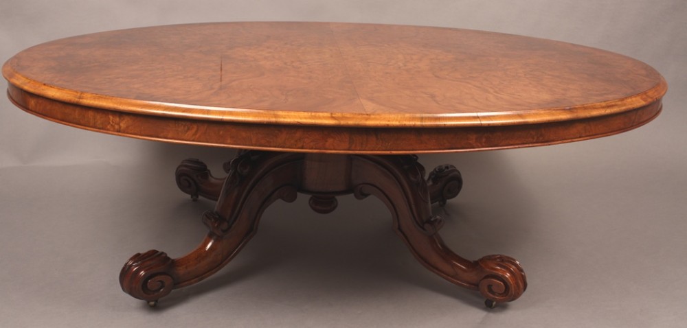 Victorian Burr Walnut Coffee Table
