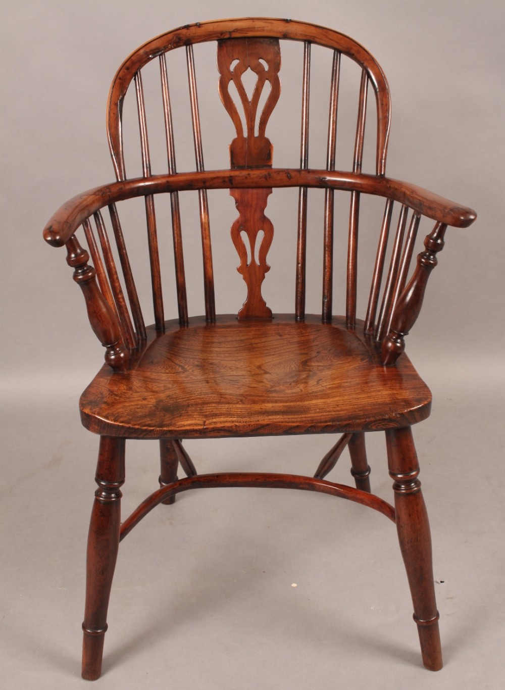 Rare Yew Wood Windsor Chair Fred Walker
