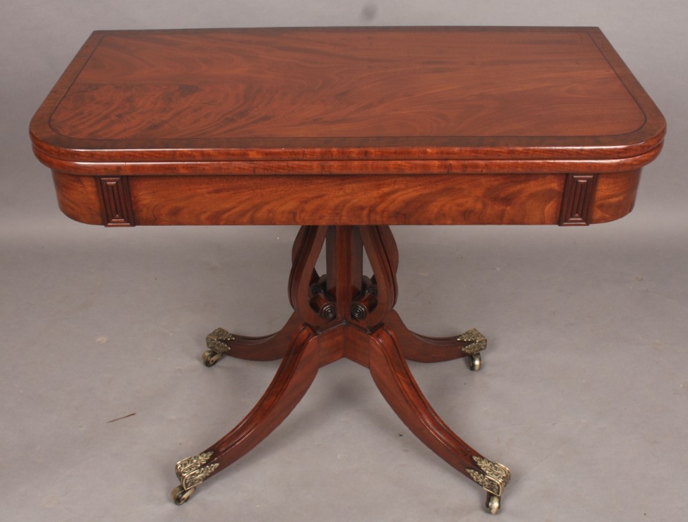 Good Georgian Mahogany Games Table