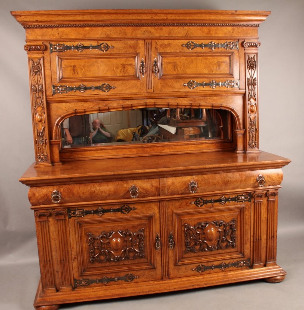 A Magnificent Victorian Sideboard in Pollard Oak