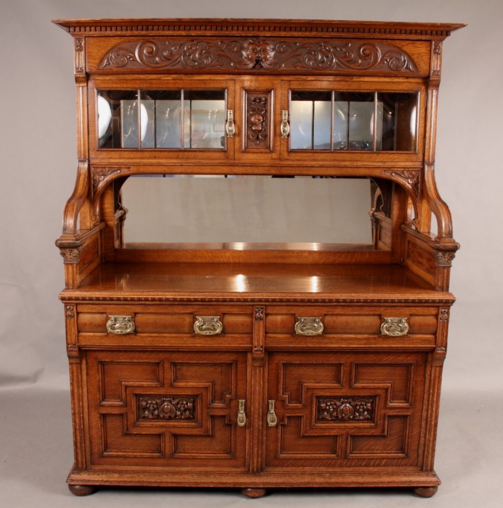 Superb Quality Victorian Sideboard in Oak