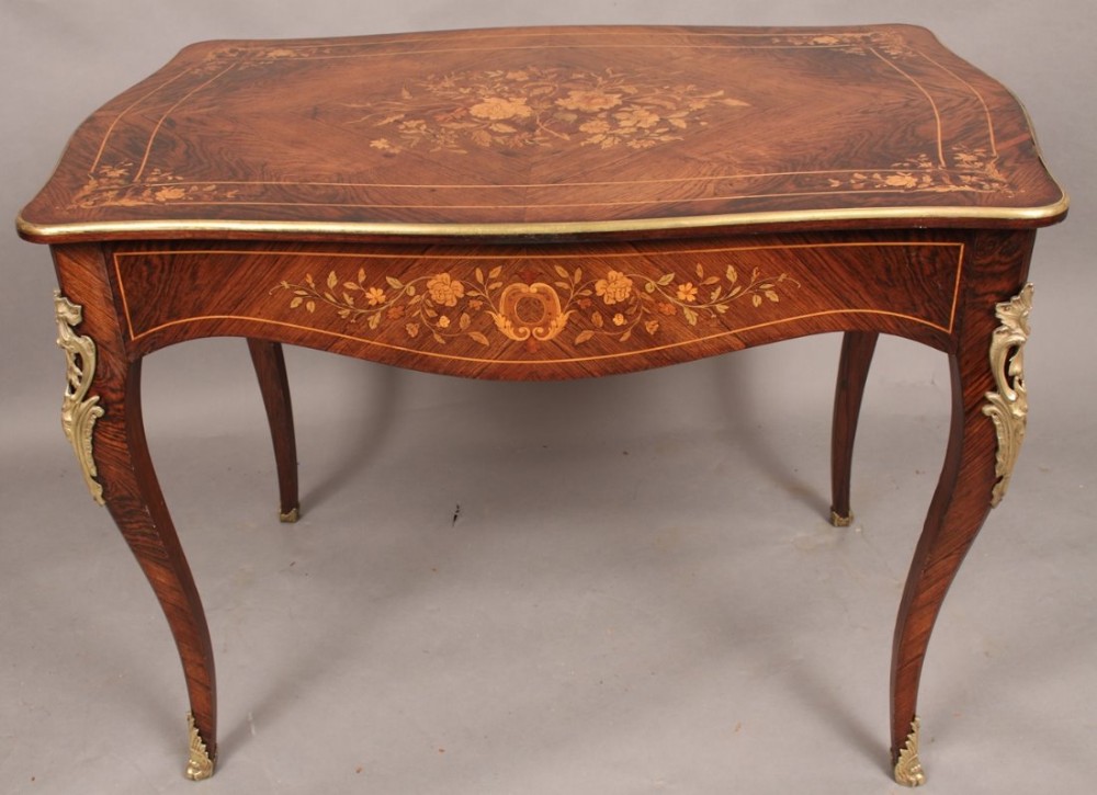 Superb Victorian Marquetry Centre Table
