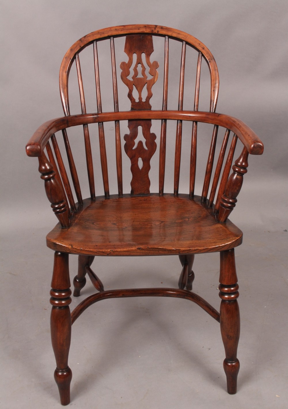 Yew Wood Windsor Armchair G Wilson Grantham Lincolnshire