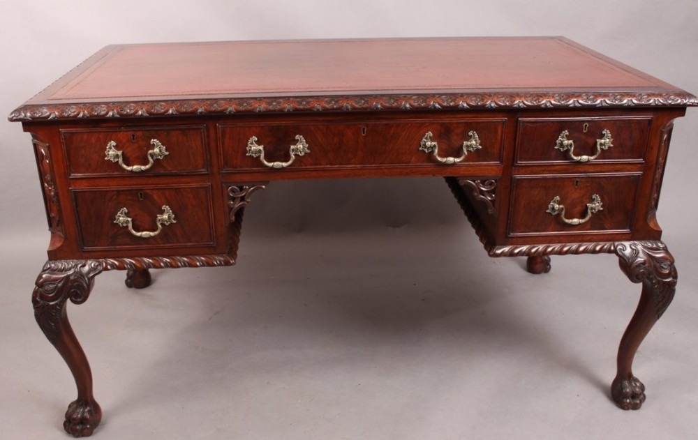 Superb Quality Library Table Mahogany Irish