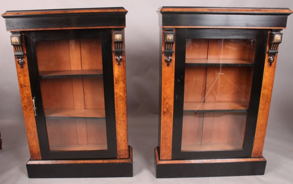 A Pair of Victorian Pier Cabinets