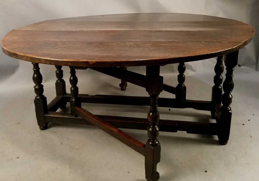 Large 17th Century Gate Table