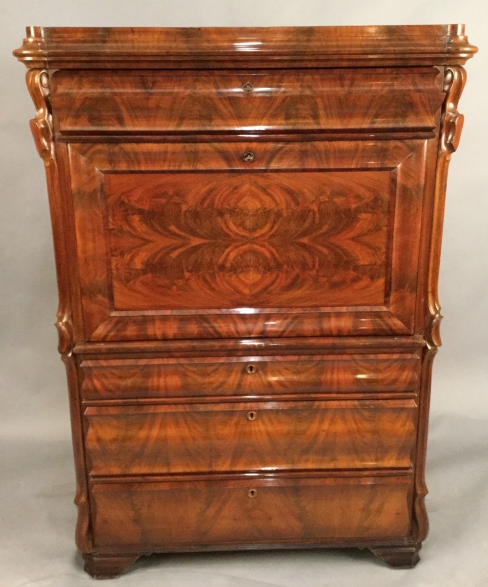Biedermeier Escritoire Mahogany