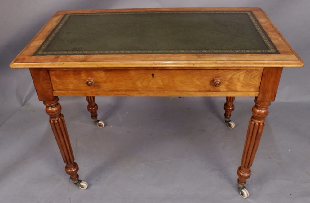 Satin Walnut Library Table
