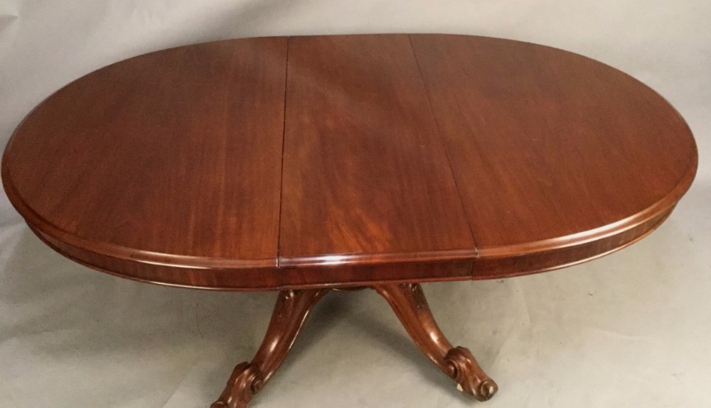 Good Victorian Centre Pedestal Extending Dining Table