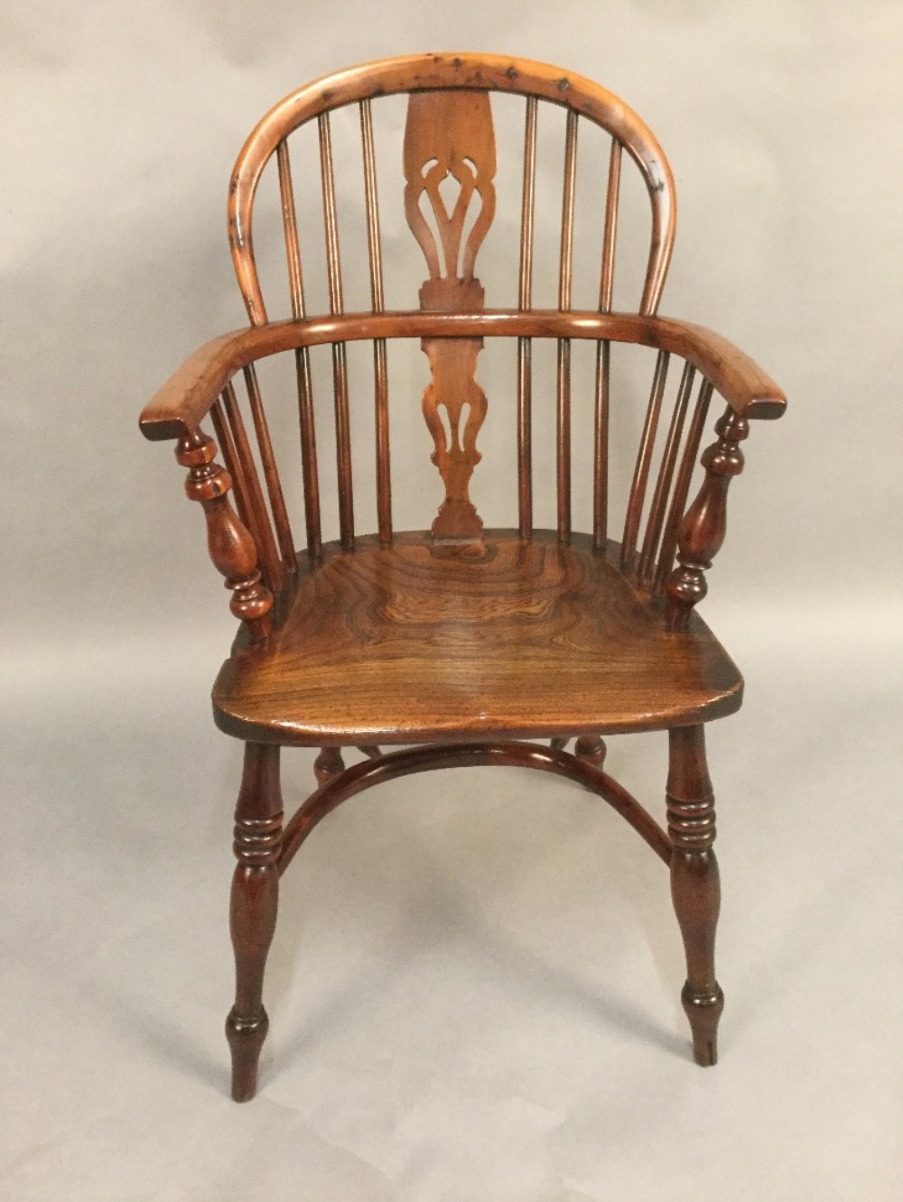Fine Yew Wood Windsor Chair Rockley Maker