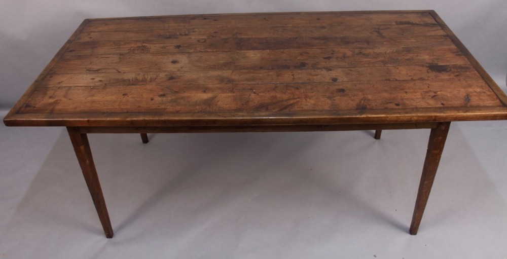 Farmhouse Table with Elm Top super Patina